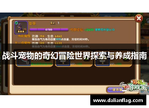 战斗宠物的奇幻冒险世界探索与养成指南